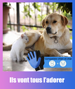 Gant de toilettage multifonction